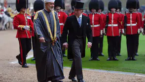 Windsor Kalesi'nde tarihi buluşma: Umman Sultanı İngiltere'de