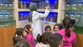 Minik öğrencilerin su altı dünyasına renkli yolculuğu