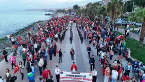 Atakum sokakları 19 Mayıs ruhuyla doldu taştı