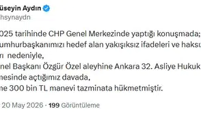 Mahkemeden Özgür Özel kararı 300 bin lira tazminat ödeyecek