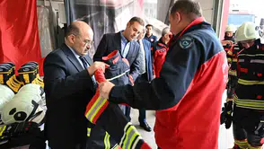 Balıkesir OSB itfaiyesine 11 yıl sonra dev ekipman desteği