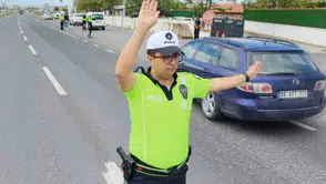 Aksaray yollarında bayram dönüşü mesaisi