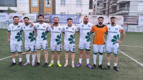 Ağrı kurumlar arası futbol liginde şampiyonluk Türk Şeker Spor'un