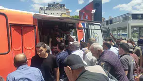 Alaca Cumhuriyet Meydanı’nda aşure günü bereketi
