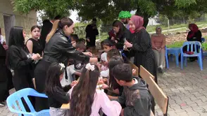 Siirtli gençler mezun oldukları köy okuluna vefa gösterdi