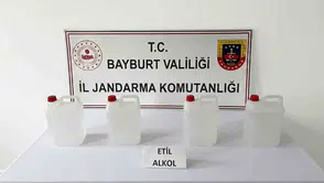 Bayburt jandarmasından kaçak içki operasyonu