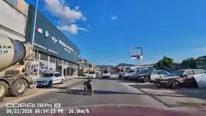 Bursa trafiğinde eşya uğruna saniyelerle gelen ölümden dönüş