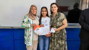Çameli’de karne günü protokol öğrencilerin yanında