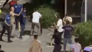 Adıyaman'da hastane bahçesi savaş alanına döndü