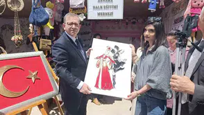 Karslı kursiyerlerin el emeği göz nuru sergisi açıldı