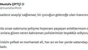 Sınava yetişemeyen öğrencilerin imdadına polis ekipleri yetişti