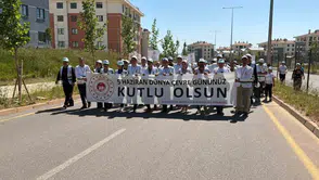 Adıyaman İndere bölgesinde çevre farkındalığı için yürüyüş yapıldı