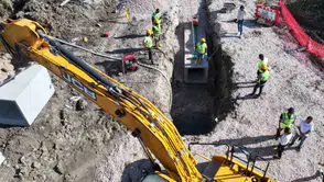 Soma'da 20 milyonluk altyapı seferberliği başladı