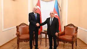 Numan Kurtulmuş Bakü’de Azerbaycanlı mevkidaşlarıyla bir araya geldi