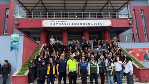 Düzce'de lisede sigara karşıtı sıra dışı canlandırma