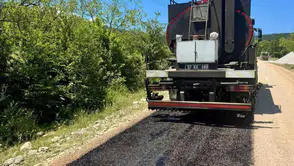 Sinop kırsalında asfalt mesaisi başladı