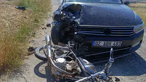 Adıyaman'da motosiklet kazası İki genç ağır yaralandı