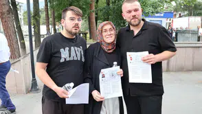 Amasya'da sınav günü aile boyu heyecan yaşandı