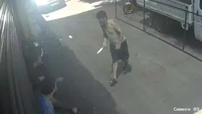 Bodrum’da bıçaklı hesaplaşma kamerada