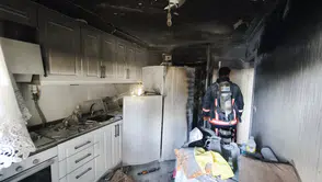 Edirne’de mutfak yangınını son anda fark ettiler