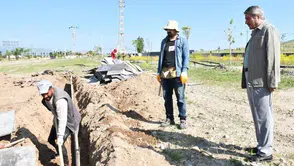 Patnos'ta altyapı seferberliği caddeleri yeniliyor
