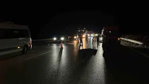 Bursa çevre yolunda feci kaza Yaya hayatını kaybetti