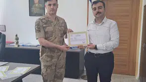 Dicle'de güvenlik güçlerine görev başarısı nedeniyle ödül