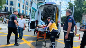 Batman'da trafik kazası Motosikletli ve çocuk yaya hastaneye kaldırıldı