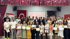 Sinop Türkeli’de öğretmenlere emekleri için teşekkür belgesi