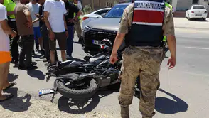 Nusaybin yolunda trafik kazası Bir yaralı var