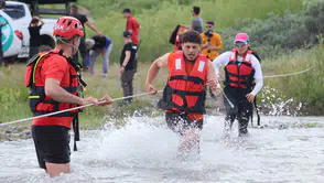 Erzurum’un dağlarında ekstrem spor rüzgarı esiyor