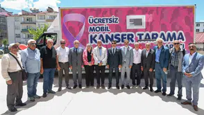 Tunceli’de kanser taraması vatandaşın ayağına gidiyor