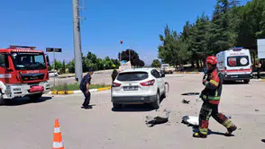 Balıkesir Üniversitesi önünde iki öğrenci kazası