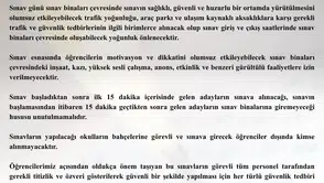 Tekirdağ'da LGS günü sessizlik kuralı uygulanacak