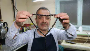 Erzurumlu ustadan tespih dünyasında balık figürlü devrim
