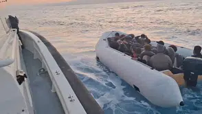Kuşadası açıklarında göçmen operasyonu