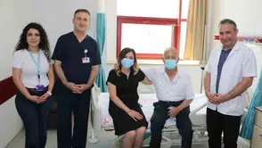 Kızı babasına can oldu