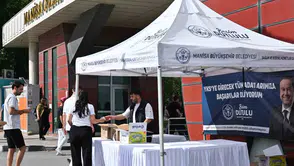 Manisa’da YKS maratonunda ter döken gençlere belediye desteği