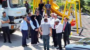 Banazı’da çocuklar için güneş enerjili park dönemi
