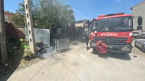 Karaman Abbas Mahallesi’nde çöp konteyneri paniği