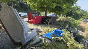 Ereğli sahilindeki kaçak barınaklar temizlendi