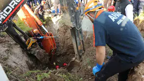 Kastamonu’da kanalizasyon hattında göçük