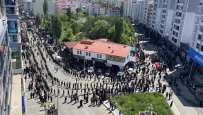 Kars sokaklarında Kerbela matemi