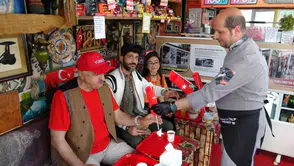 Erzurumlu tostçudan milli takıma destek sözü