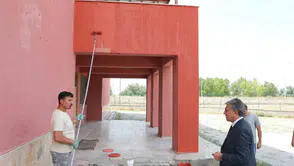 Ağrı'da yeni eğitim dönemi için okullar mercek altına alındı