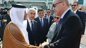 Erdoğan Katar'ın kaybı için başsağlığı ziyaretine gitti