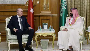Erdoğan Mekke'de Veliaht Prens Selman ile buluştu