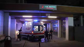 Karaman'da motosiklet devrildi 2 kişi yaralandı