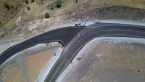Siirt'te 15 köyün ulaşımını rahatlatacak asfalt çalışması bitti