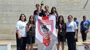 Samsunsporlu kızlar boccede zirveye yerleşti